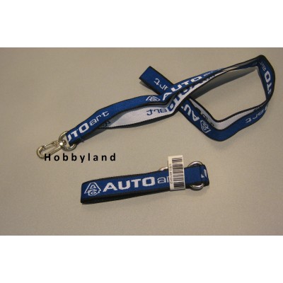 AUTOART KEY CHAIN BLUE NECK STRAP